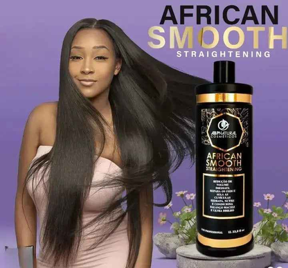 Abpnatural Cosmetics African Smooth Straightening Brazilian hair Treatment 1 L - DOKAN