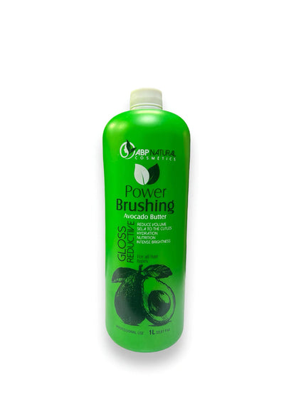 Abpnatural Cosmetics Power Brushing Avocado Butter Gloss Reductive Brazilian hair Treatment 1000 ML - DOKAN