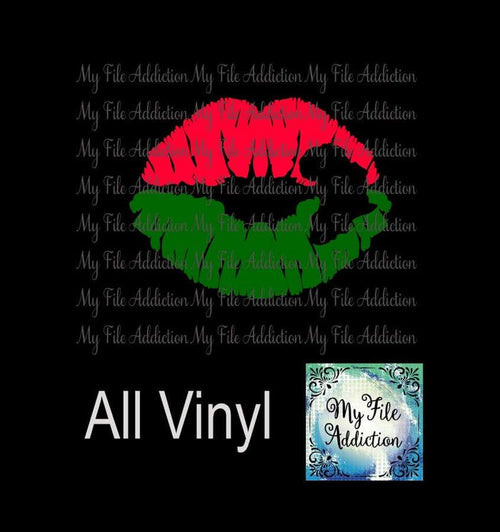 Africa Lips Vector Digital Download File - My File Addiction