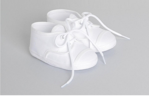 ALETTA white line pram shoes