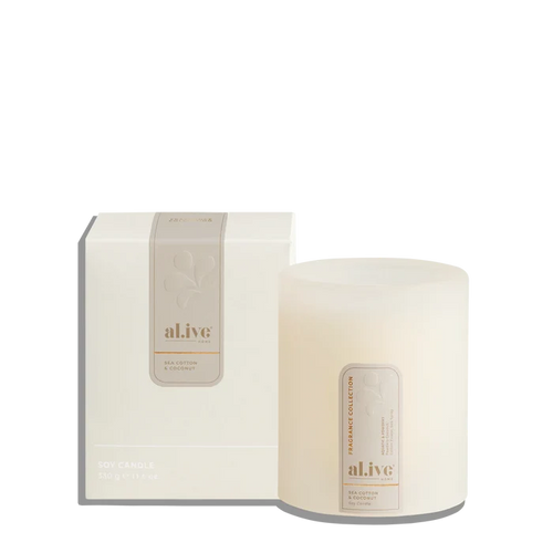 Al.ive Soy Candle - Sea Cotton & Coconut