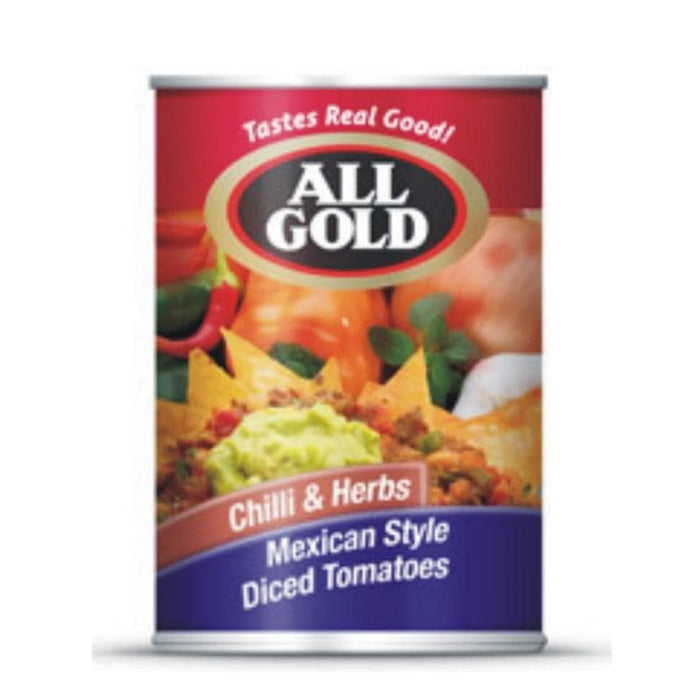 All Gold Mexican Style Chilli & Herbs (410 g) from South Africa - AubergineFoods.com