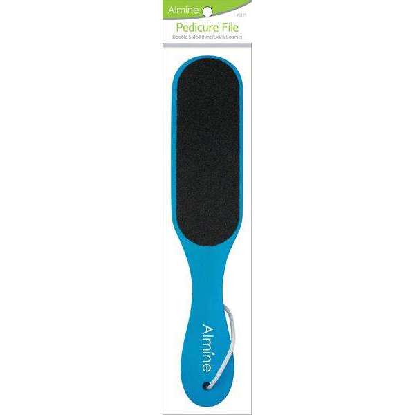 Almine Double-Sided Wooden Pedicure File, 1 Count, Assorted Colors
