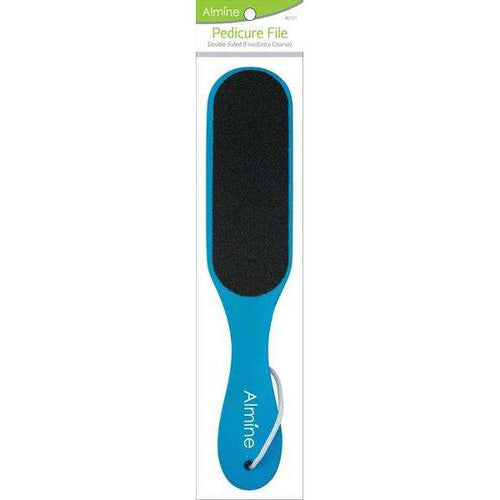 Almine Double-Sided Wooden Pedicure File, 1 Count, Assorted Colors
