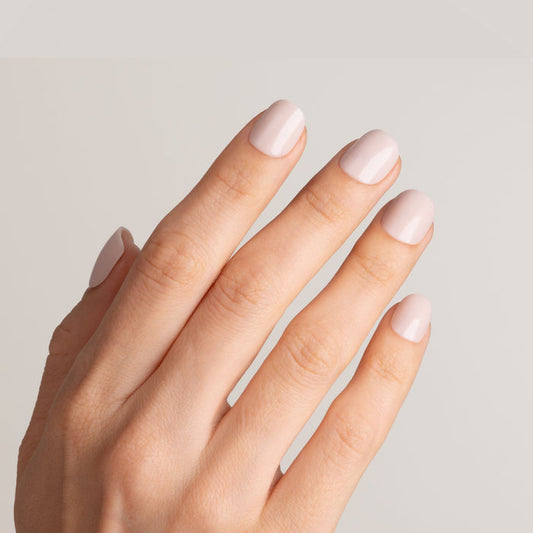 Nude extra short press on nails