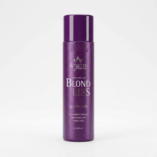 Amazon Flowers Blond Liss Organic Hair Straightener 1000 ML - DOKAN