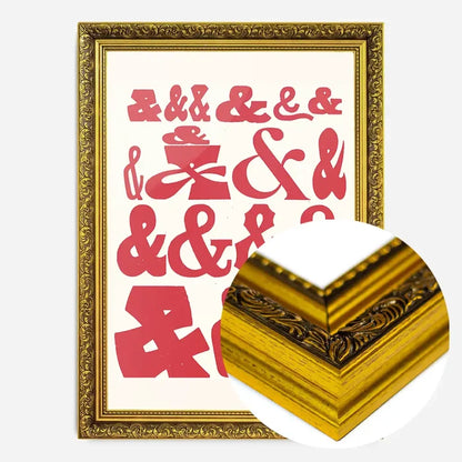 21x30cm | 8¼ x 11¾in / Gold Ornate Frame
