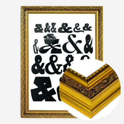 21x30cm | 8¼ x 11¾in / Gold Ornate Frame