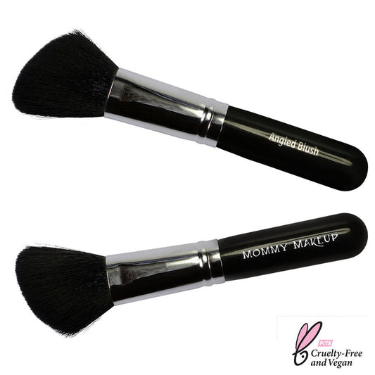 Angled Blush Brush - Hand cut, Vegan, Cruelty-free