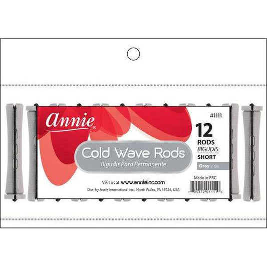 Annie Cold Wave Rods Short 3/8 Inch, 12 Count, Gray