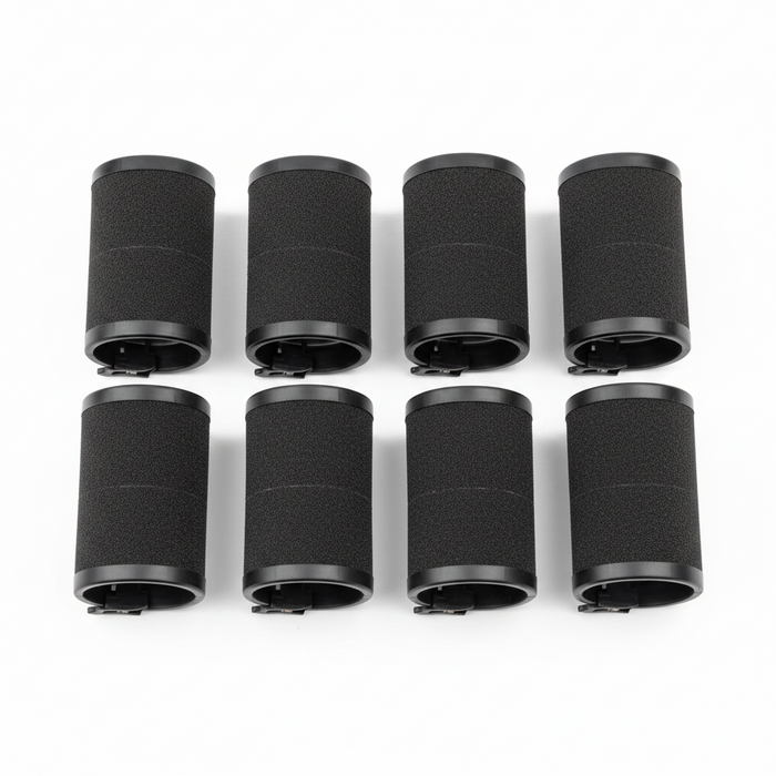 Annie Foam Hair Rollers 1 1/2 Inch Jumbo, 6 Count, Black