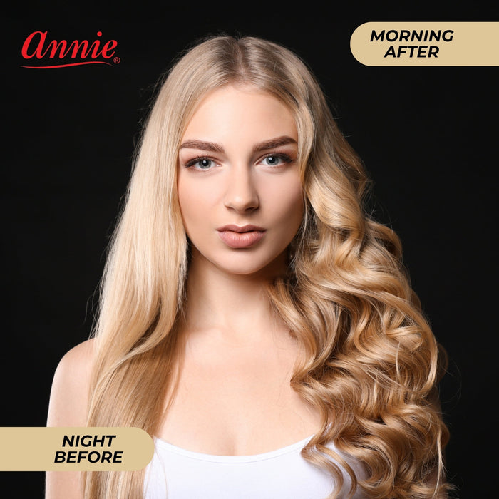 Annie Foam Hair Rollers 1 1/4 Inch X-Large, 8 Count, Pink