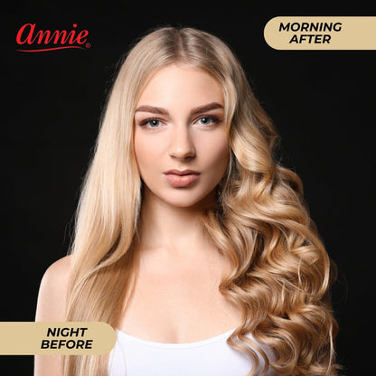 Annie Foam Hair Rollers 1 1/4 Inch X-Large, 8 Count, Pink