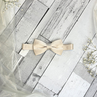 Antique Champagne Boys Bow Ties