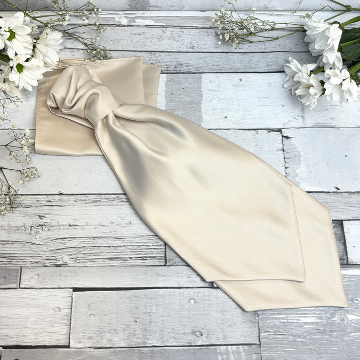 Antique Champagne Wedding Cravat