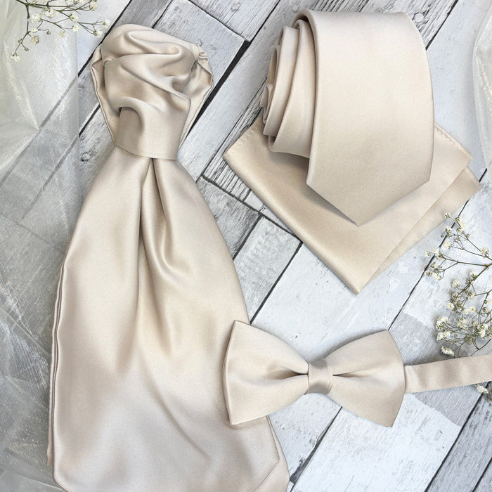 Antique Champagne Wedding Cravat