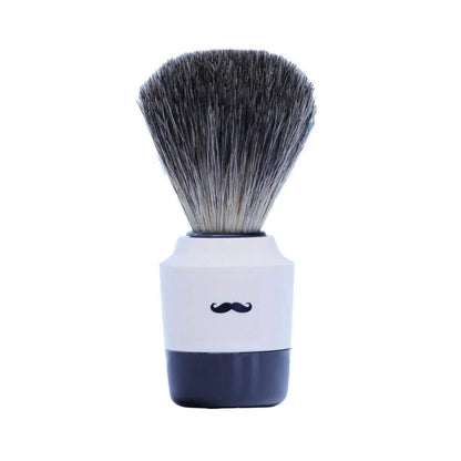Art Collection Shaving Brush- Pure Badger-White- 21mm - BUYBARBER.COM