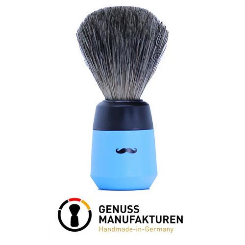Art Collection Shaving Brush- Pure Badger-Blue BUYBARBER.COM