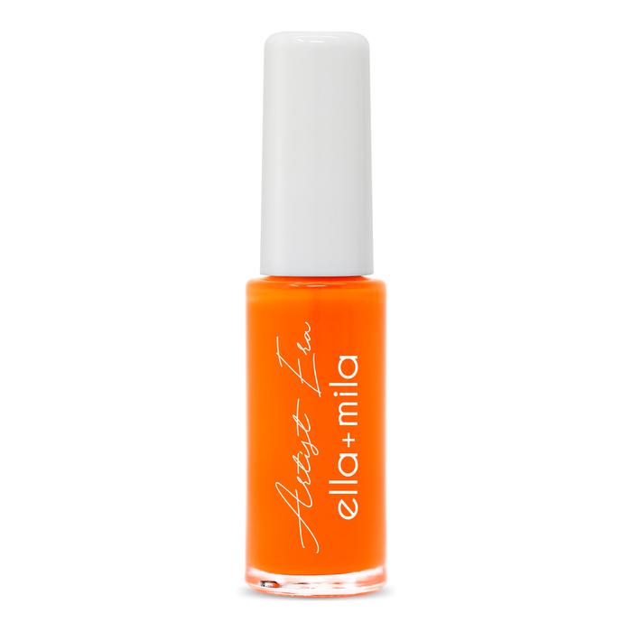 Atomic Orange neon orange nail art liner polish with fine brush – ella+mila Artist Era