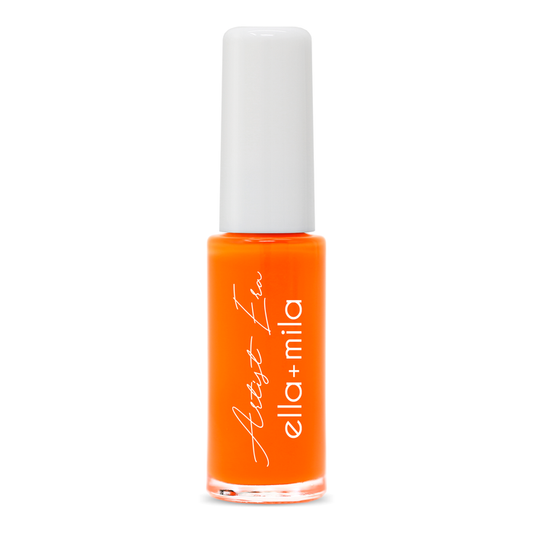 Atomic Orange neon orange nail art liner polish with fine brush – ella+mila Artist Era