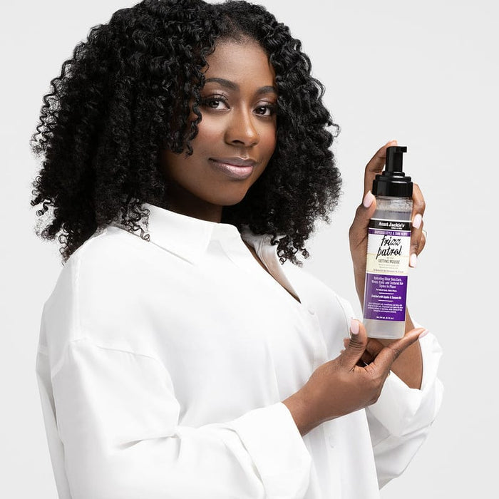 Aunt Jackie's Frizz Patrol Anti-Poof Twist & Curl Setting Mousse