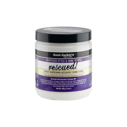 AUNT JACKIE'S Grapeseed Rescued Thirst Quenching Recovery Conditioner (15oz)