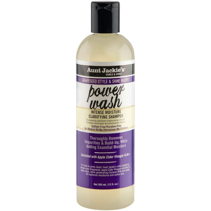 Aunt Jackie's Power Wash Intense Moisture Clarifying Shampoo