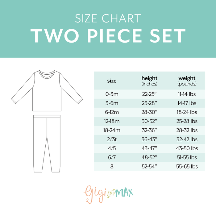 Axel Two Piece Bamboo Sleep Set