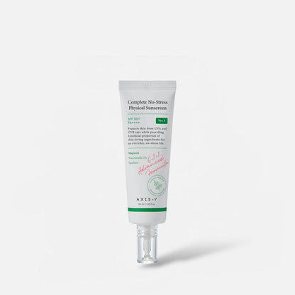 AXIS - Y Complete No - Stress Physical Sunscreen V.3 50ml واقي الشمس الفيزيائي الكامل من AXIS - Y بدون إجهاد الإصدار 3 - Princess Cosmetics Qatar