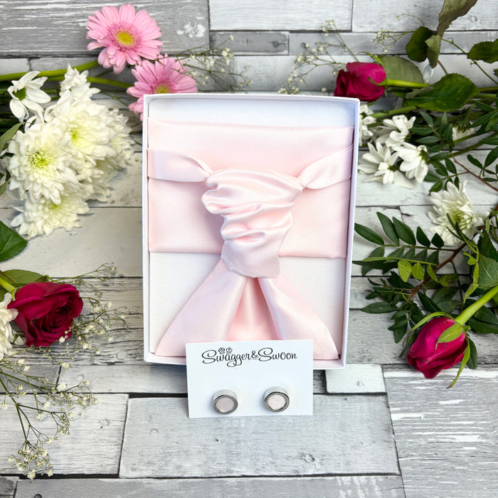 Baby Blush Wedding Cravat