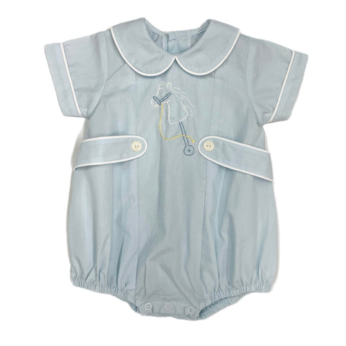 Baby Sen Blue Horse Stick Bubble