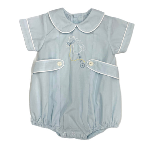 Baby Sen Blue Horse Stick Bubble