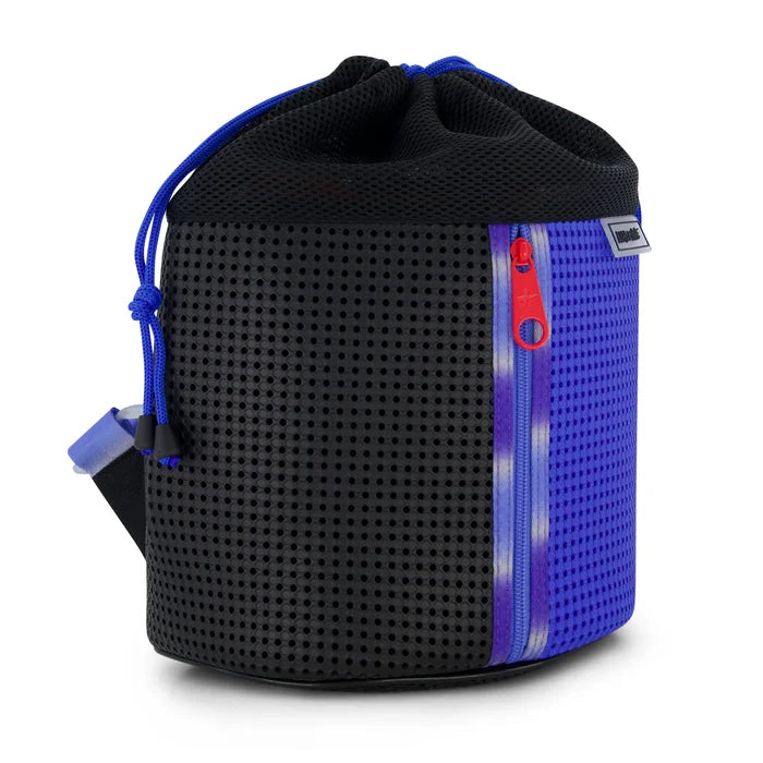 backpack drawstring zipper - blue bird