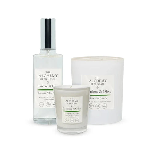 Bamboo & Olive Room Fragrance Collection skincare