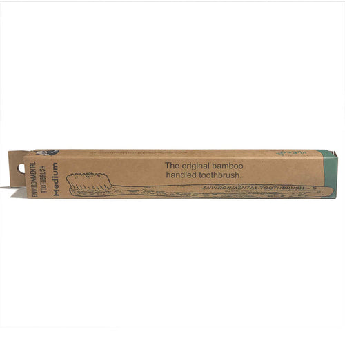 packaging for medium bristle toothbrush
