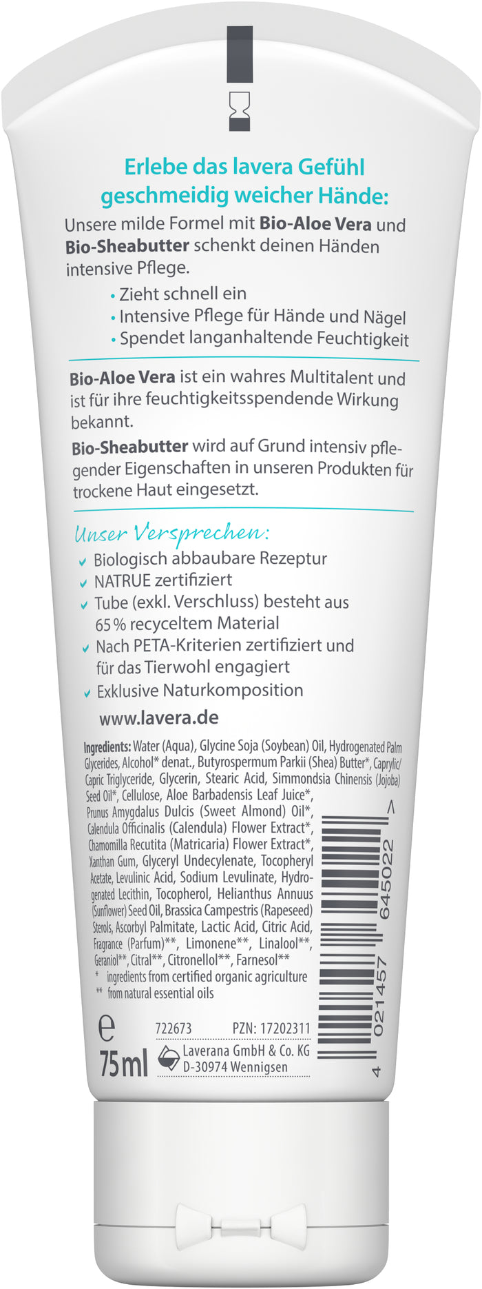 lavera basis sensitive Handcreme