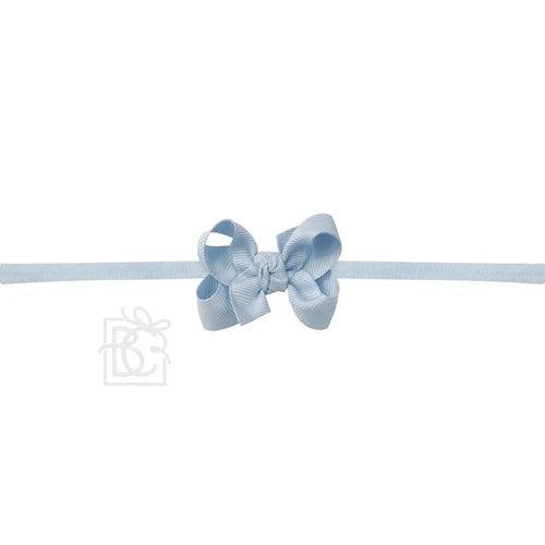 BC 2" Millennium Blue Grosgrain Bow Headband