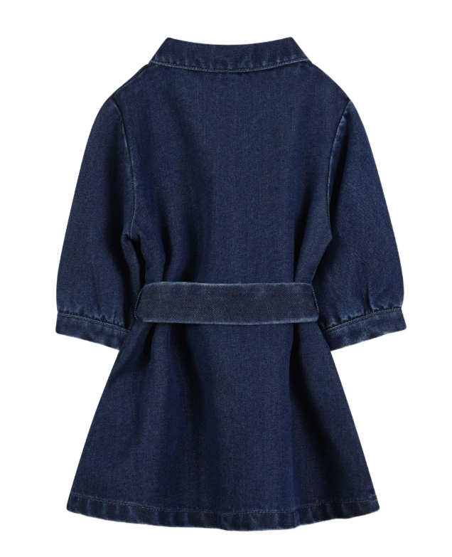 MICHAEL KORS belted denim dress