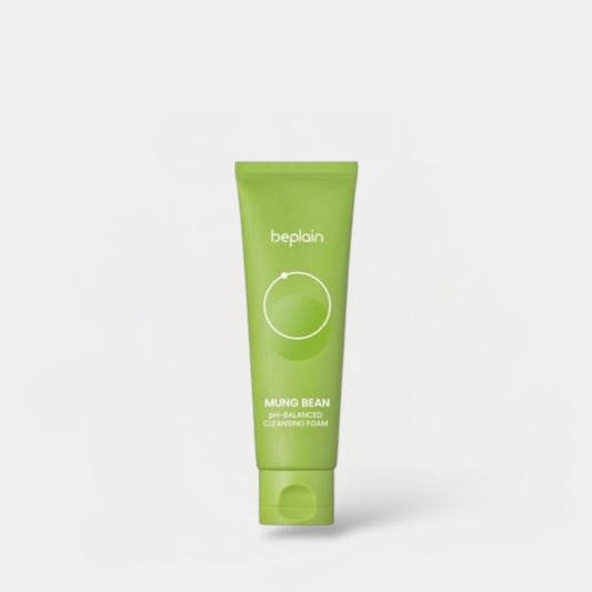 beplain Mung Bean pH - Balanced Cleansing Foam 160ml بيبلين مونج فول رغوة تنظيف متوازنة بدرجة الحموضة - Princess Cosmetics Qatar