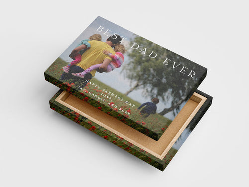 Best Dad Father's Day Canvas