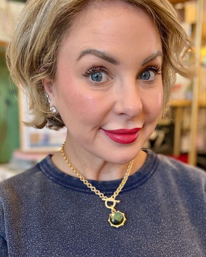 Betty Carré Gisele Necklace | Aqua Mist & Clover