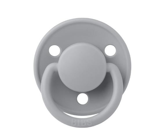Bibs De Lux 2 Pack Silicone Onesize Cloud/Steel Blue