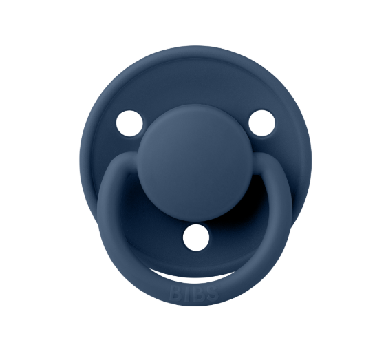 Bibs De Lux 2 Pack Silicone Onesize Cloud/Steel Blue