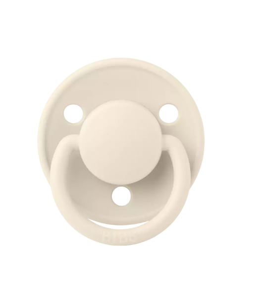 Bibs De Lux 2 Pack Silicone Onesize Ivory/Blush