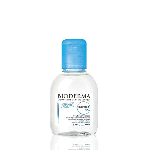 Bioderma Hydrabio H2O Micellar Water, Cleansing and Make-Up Removing Solution.