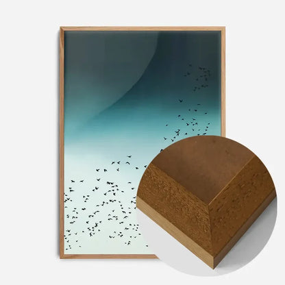21x30cm | 8¼ x 11¾in / Oak Wood Frame