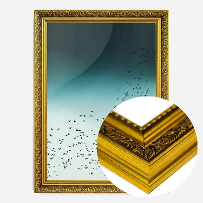 21x30cm | 8¼ x 11¾in / Gold Ornate Frame