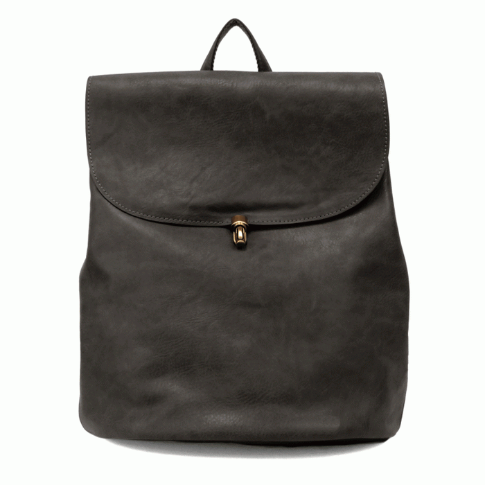 Black - Vegan Leather Colette Backpack