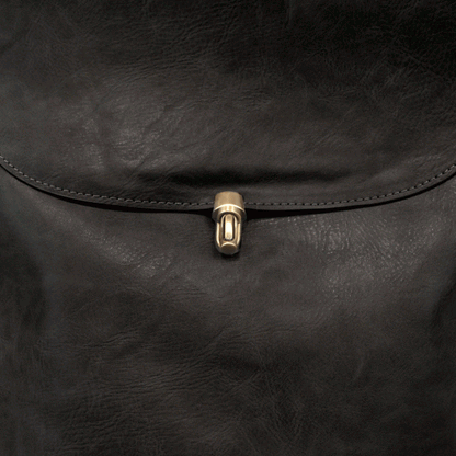 Black - Vegan Leather Colette Backpack