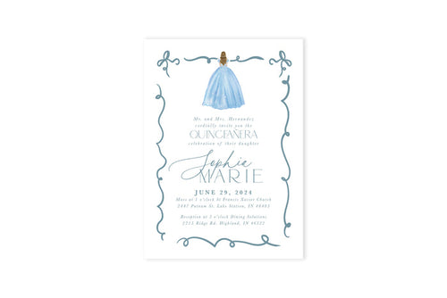 Blue Dress Quinceañera